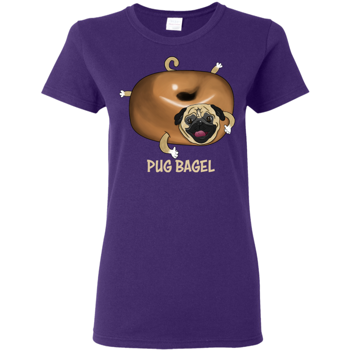 Pug Bagel T Shirts