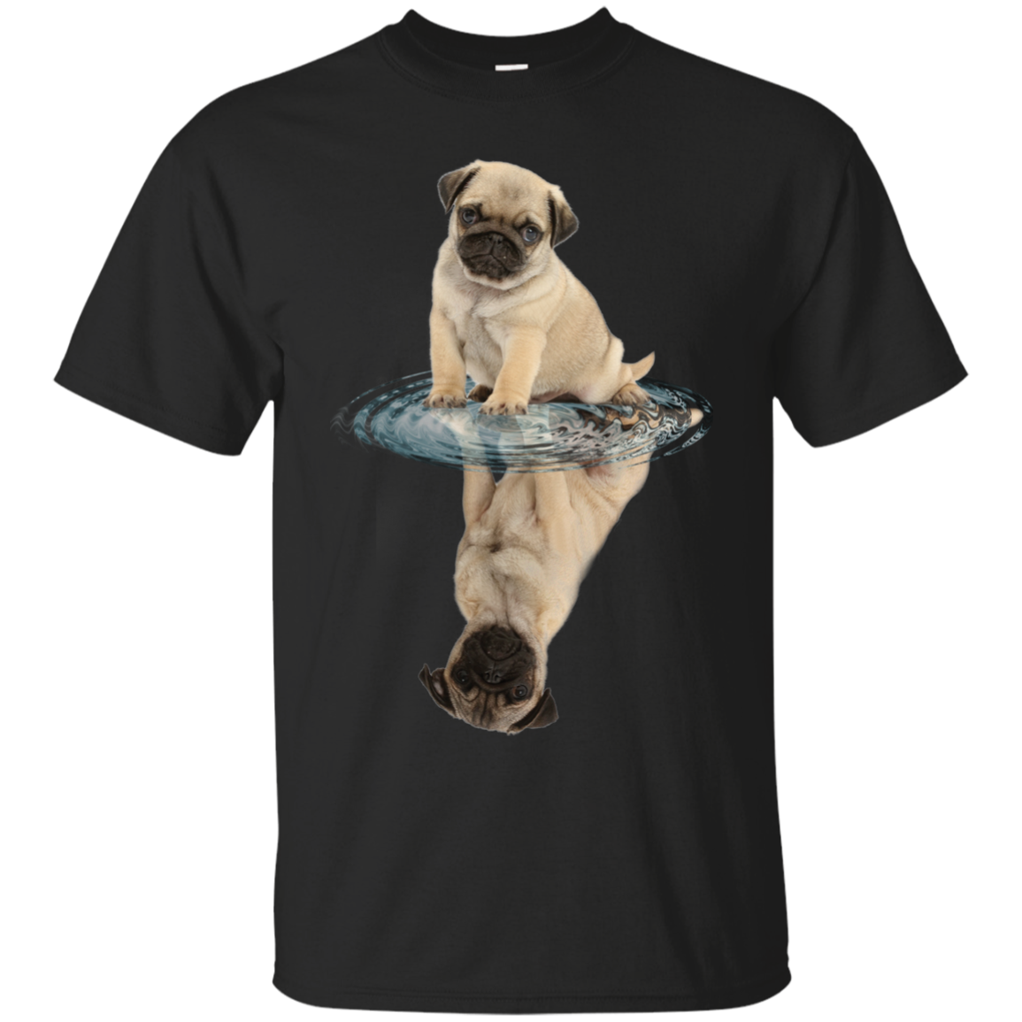 Pug Dream Reflect Water T Shirts