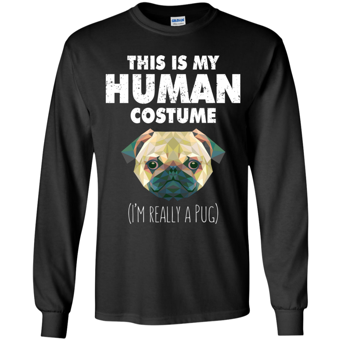 This Is My Human Costume Pug T Shirts