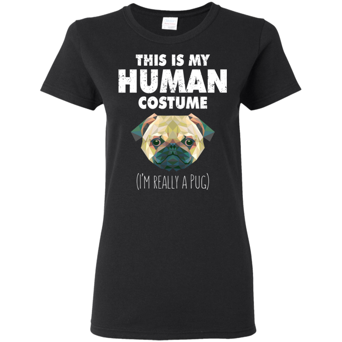 This Is My Human Costume Pug T Shirts