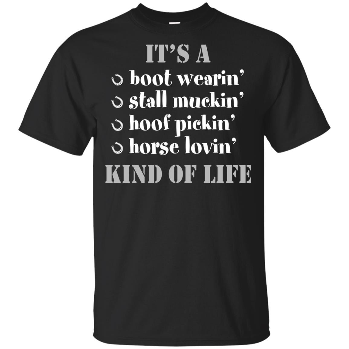 It's A Kind Of Life Horse Tshirt For Equestrian Lover Gift