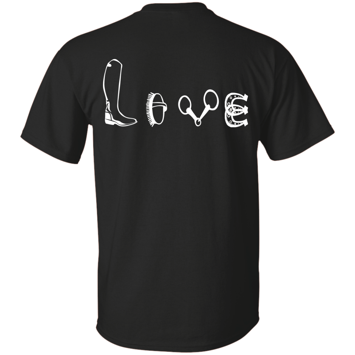 Love Symbol Horse TShirt FOr Equestrian Lover