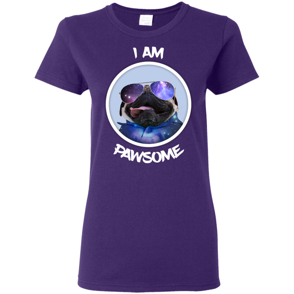 Nice Pug T Shirts - I Am Pawsome Pug, is a cool gift for friends