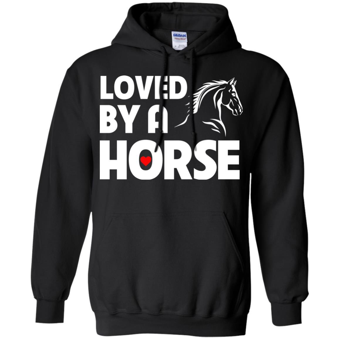 Loved By A Horse Horse TShirt For Equestrian Gift Tee Shirt