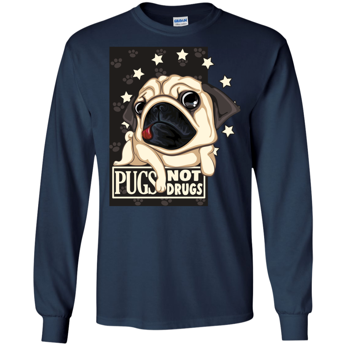 Pugs Not Drugs T Shirts