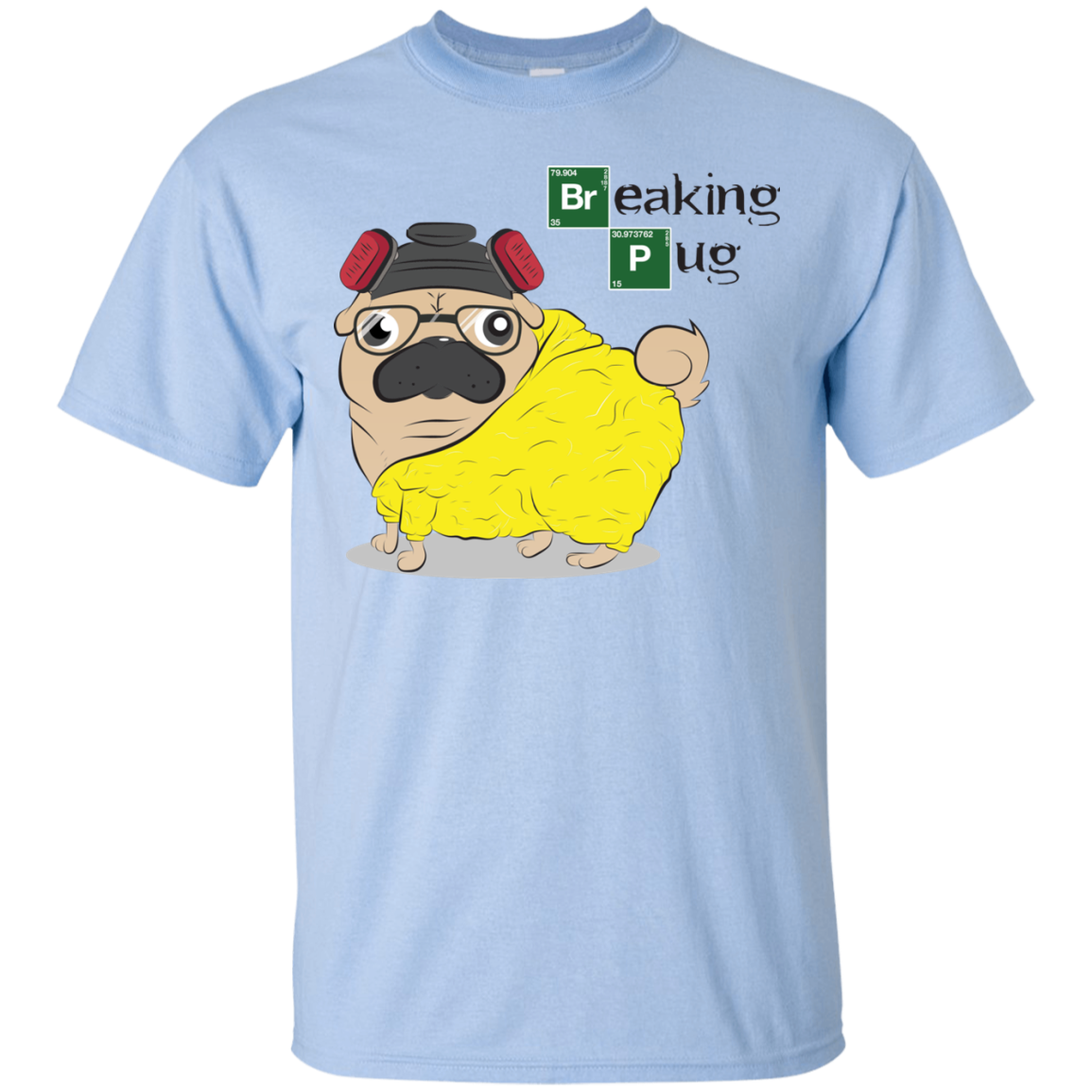 Breaking Bad Pug Mashup Funny T Shirts