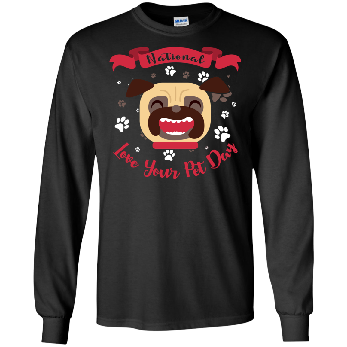 Nice Pug T Shirts - National Love Your Pet Day, is an awesome gift