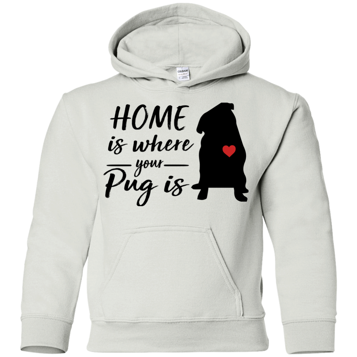 Nice Pug T Shirts - Home Is Where Your Pug Is, is an awesome gift