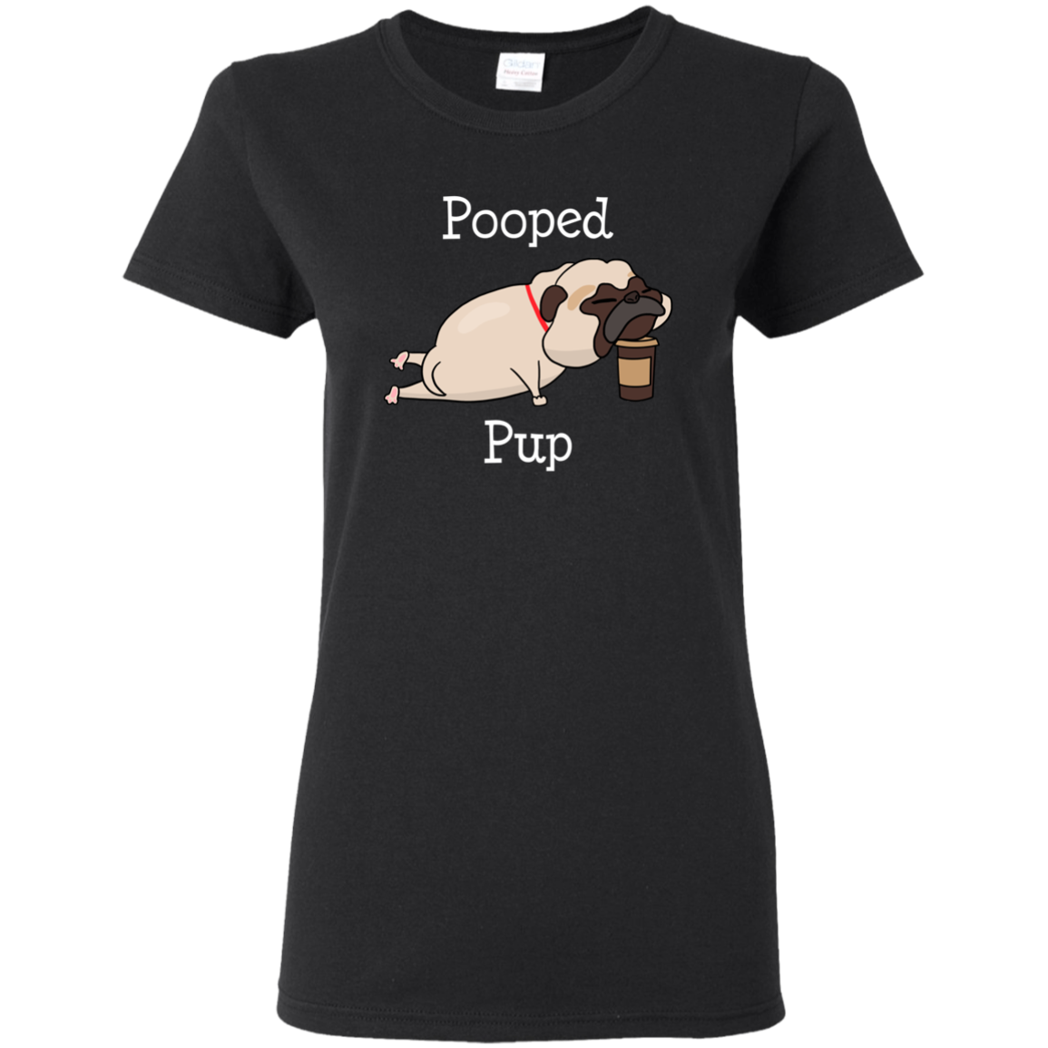 Nice Pug T Shirts - Pooped Pup, is a cool gift for friends and family