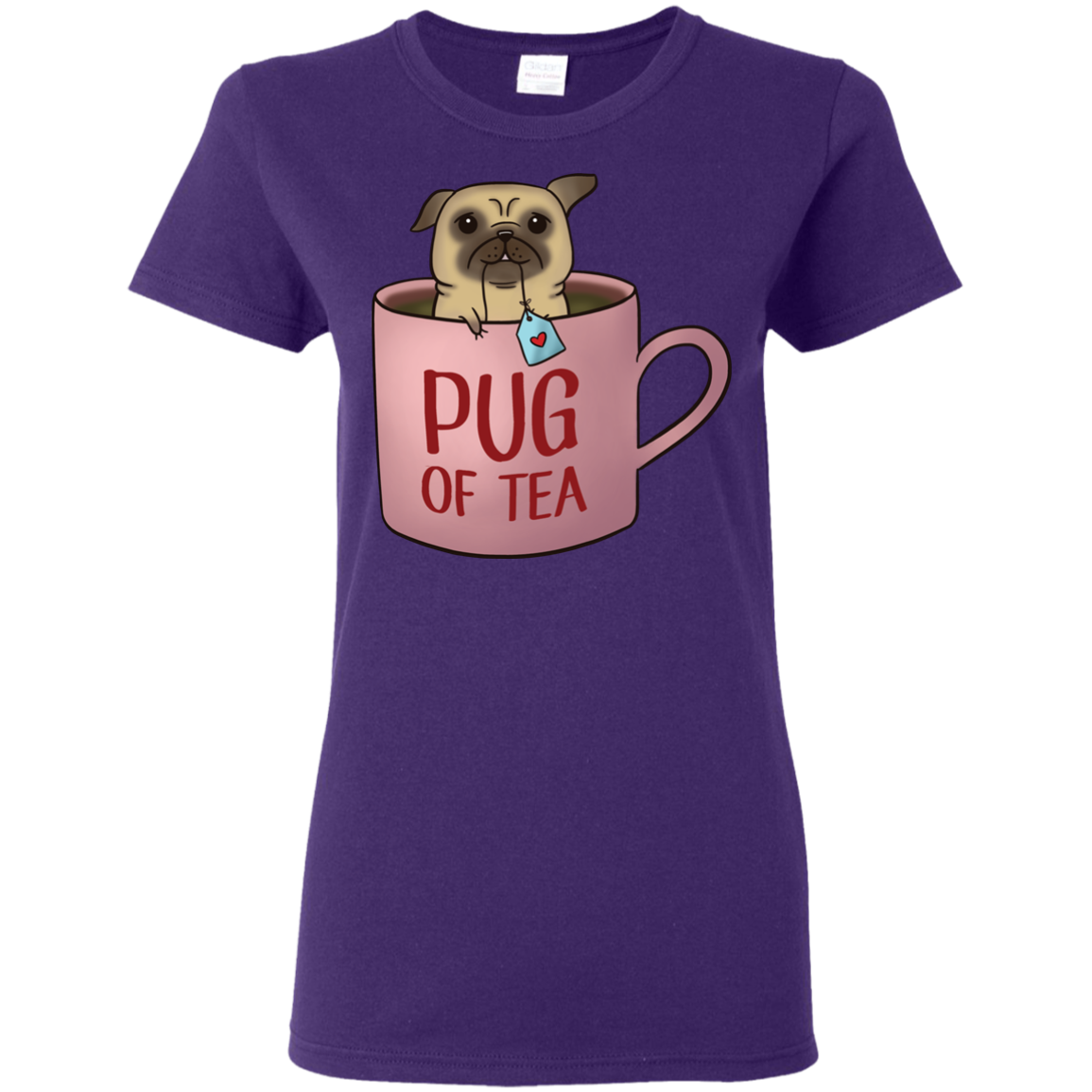 Pug Of Tea T Shirts