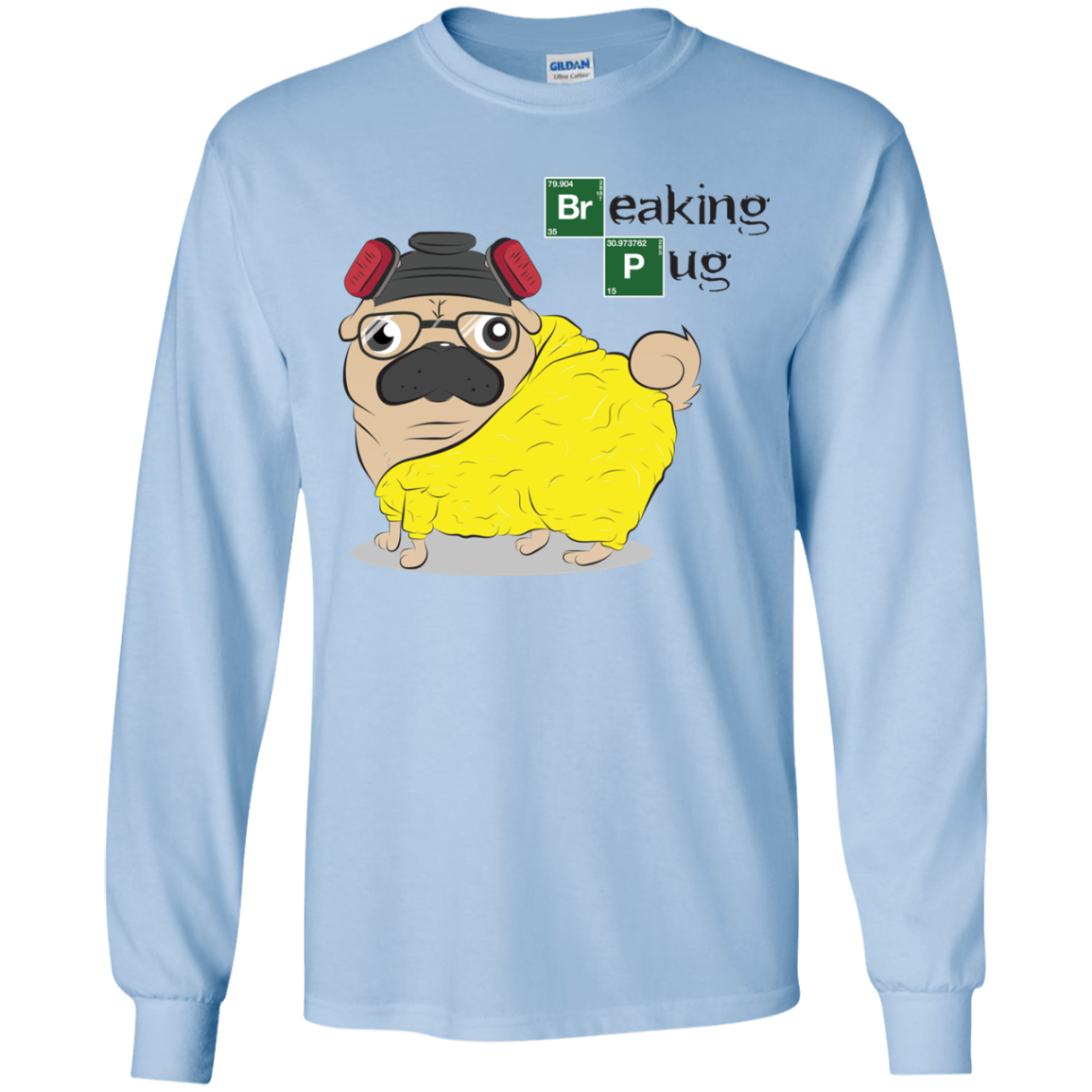 Breaking Bad Pug Mashup Funny T Shirts