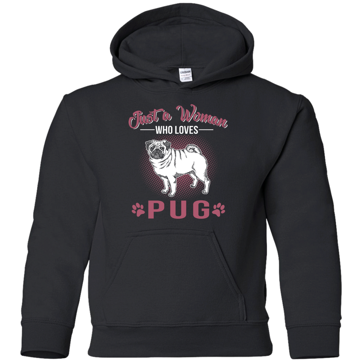 Just A Women Who Loves Pug T Shirts