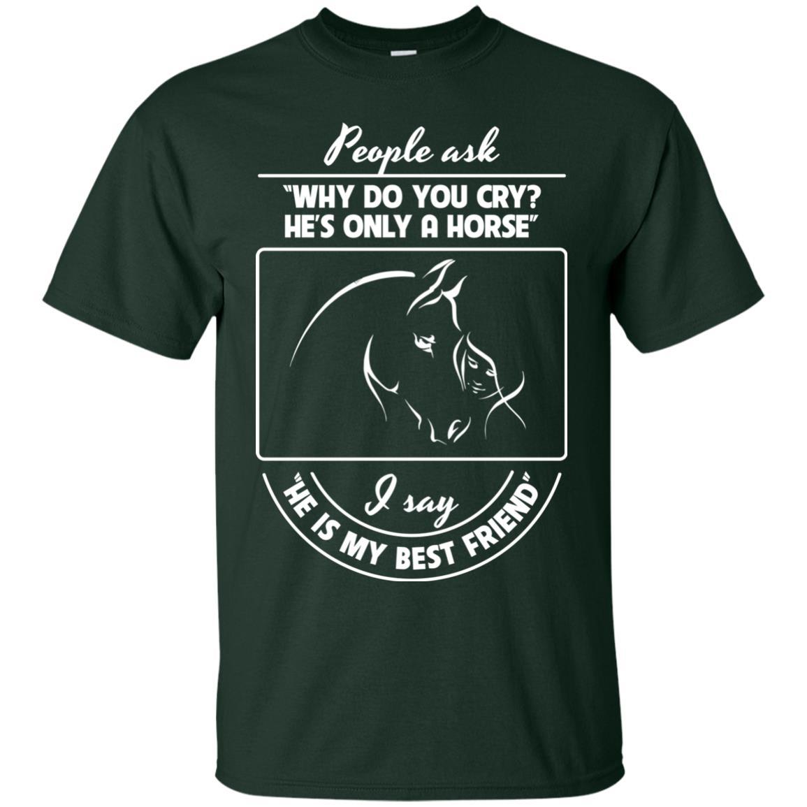 He Is My Best Friend - Horse Tshirt for Equestrian Lover