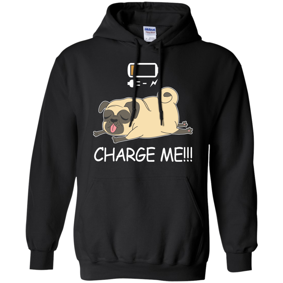 Interesting Black Presents For Collection Pug T Shirts Charge Me