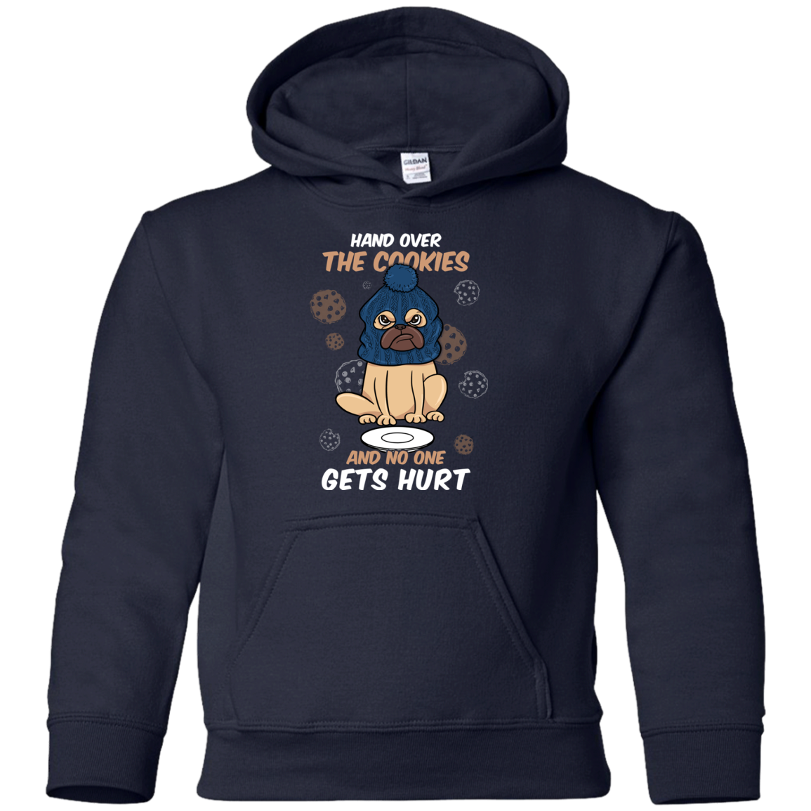 Hand Over The Cookies And No One Gets Hurt Pug T Shirts