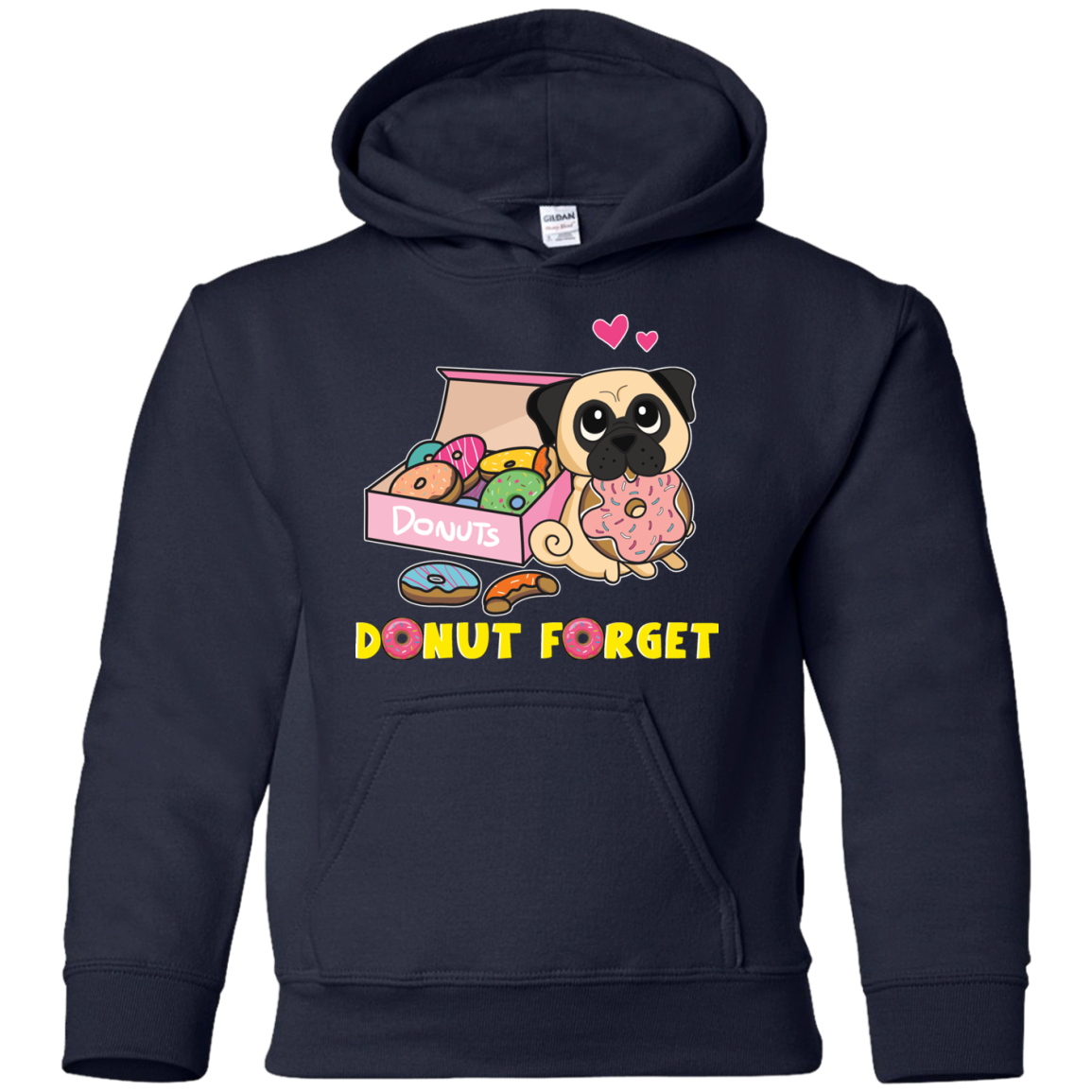 Donut Forget Pug T Shirts