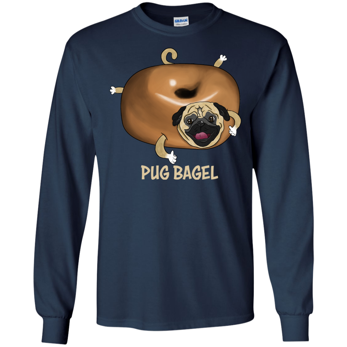 Pug Bagel T Shirts