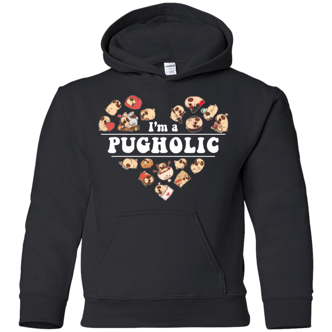 I'm A Pugholic T Shirts