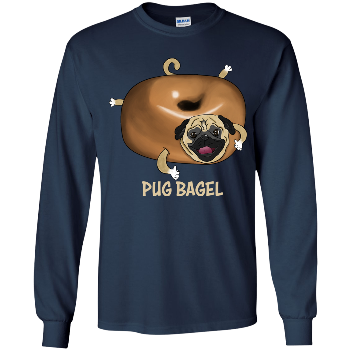 Pug Bagel T Shirts