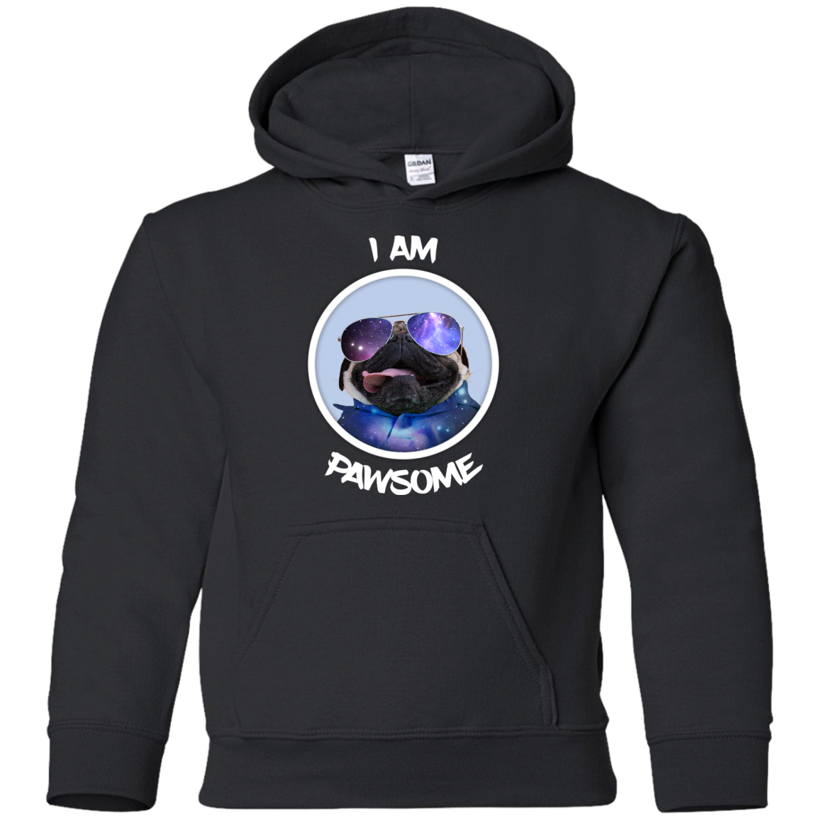 Nice Pug T Shirts - I Am Pawsome Pug, is a cool gift for friends