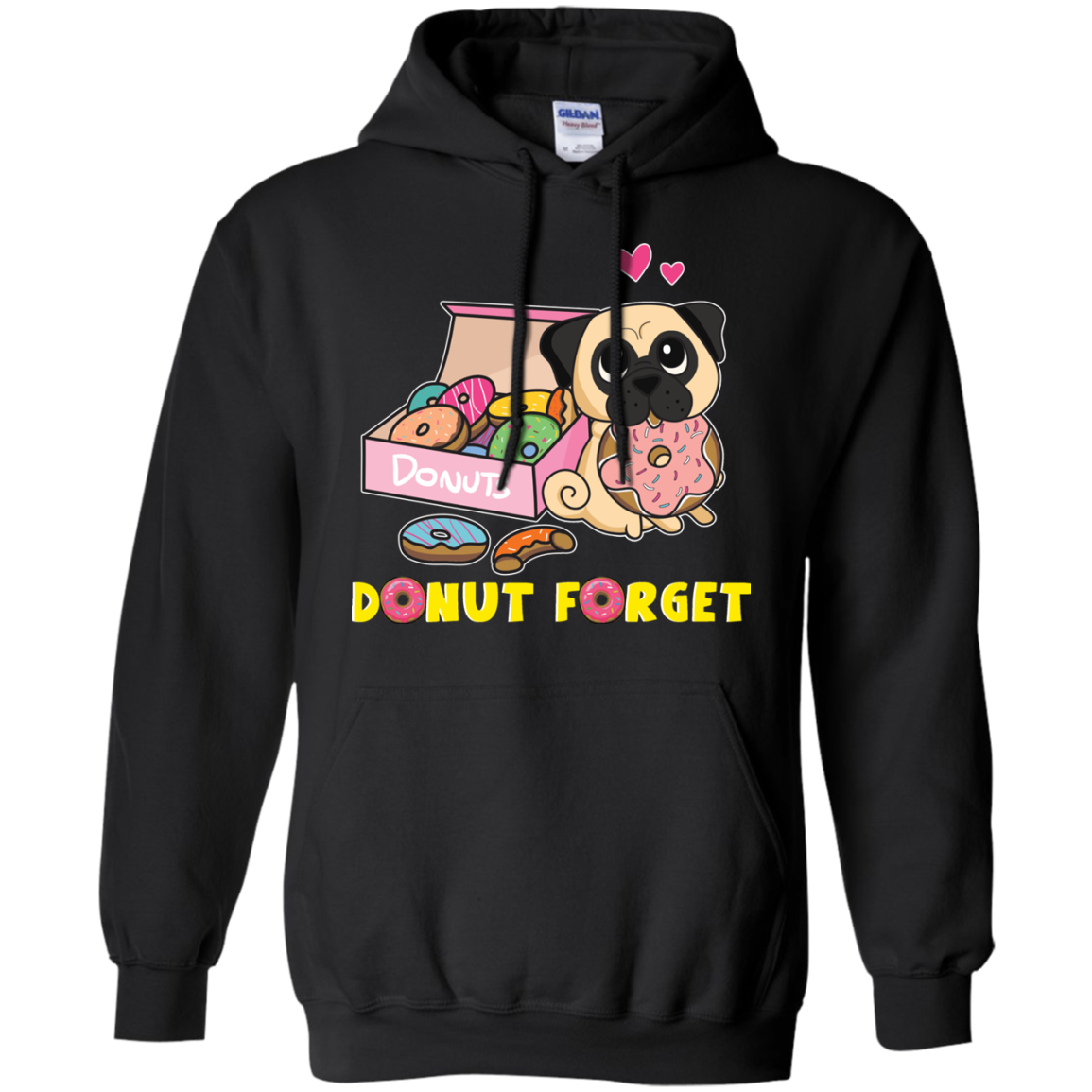 Donut Forget Pug T Shirts