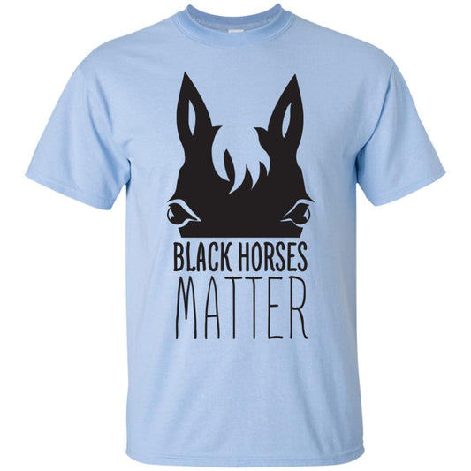 Black Horses Matter Horse T Shirts