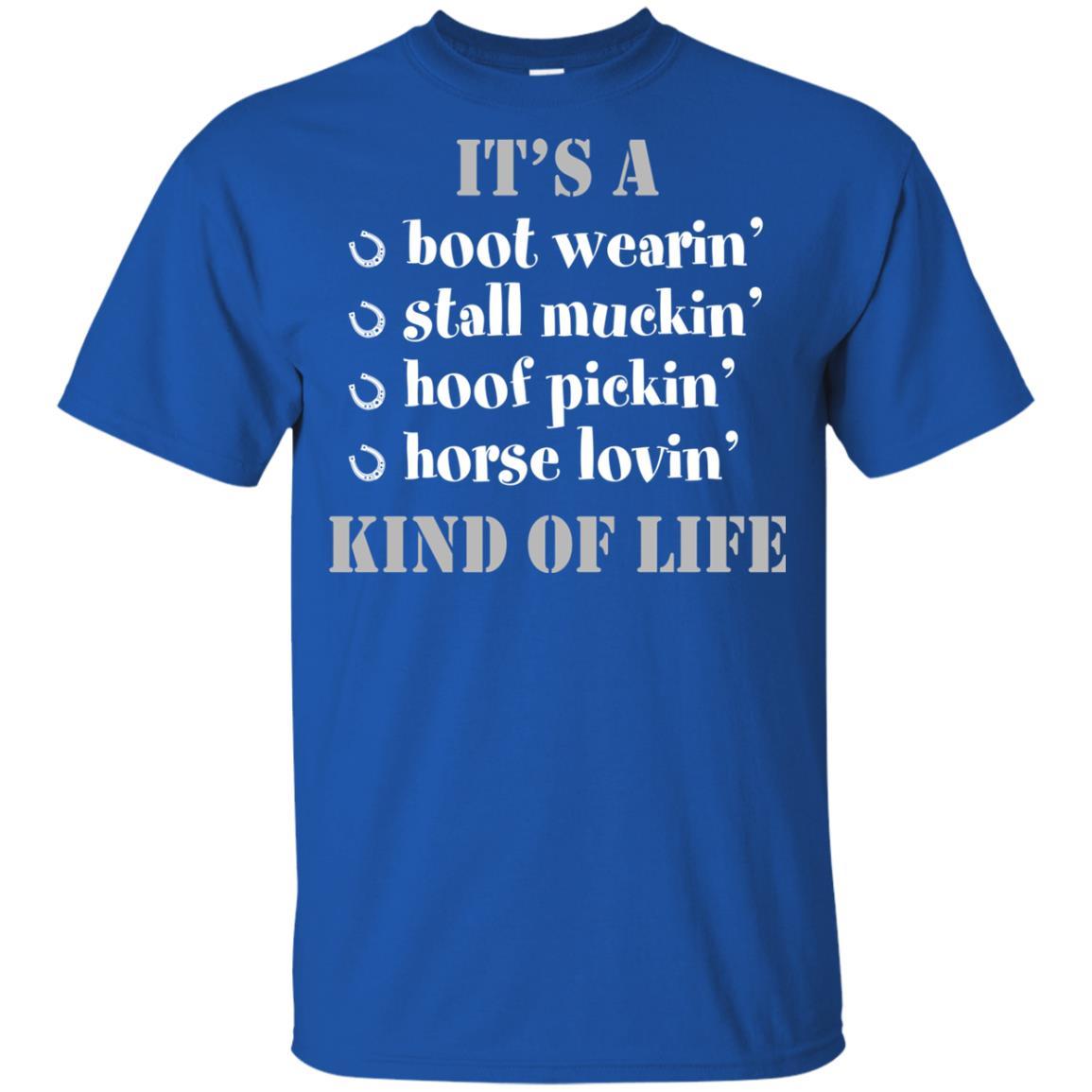 It's A Kind Of Life Horse Tshirt For Equestrian Lover Gift