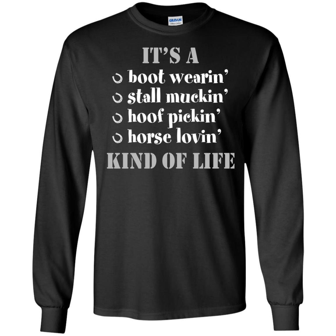 It's A Kind Of Life Horse Tshirt For Equestrian Lover Gift
