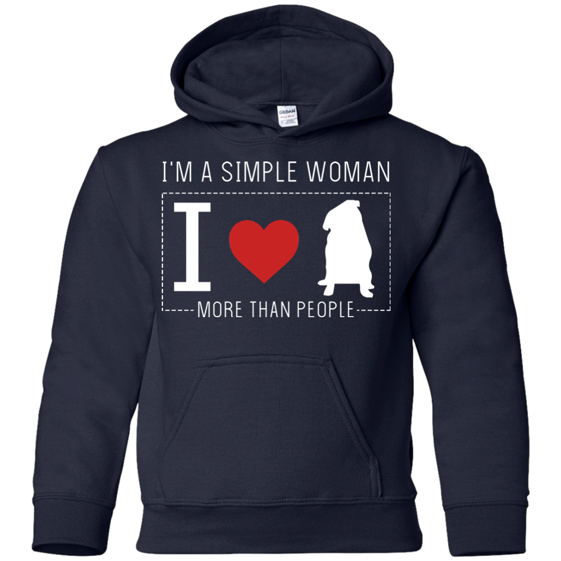 I'm A Simple Woman - Pug T Shirts