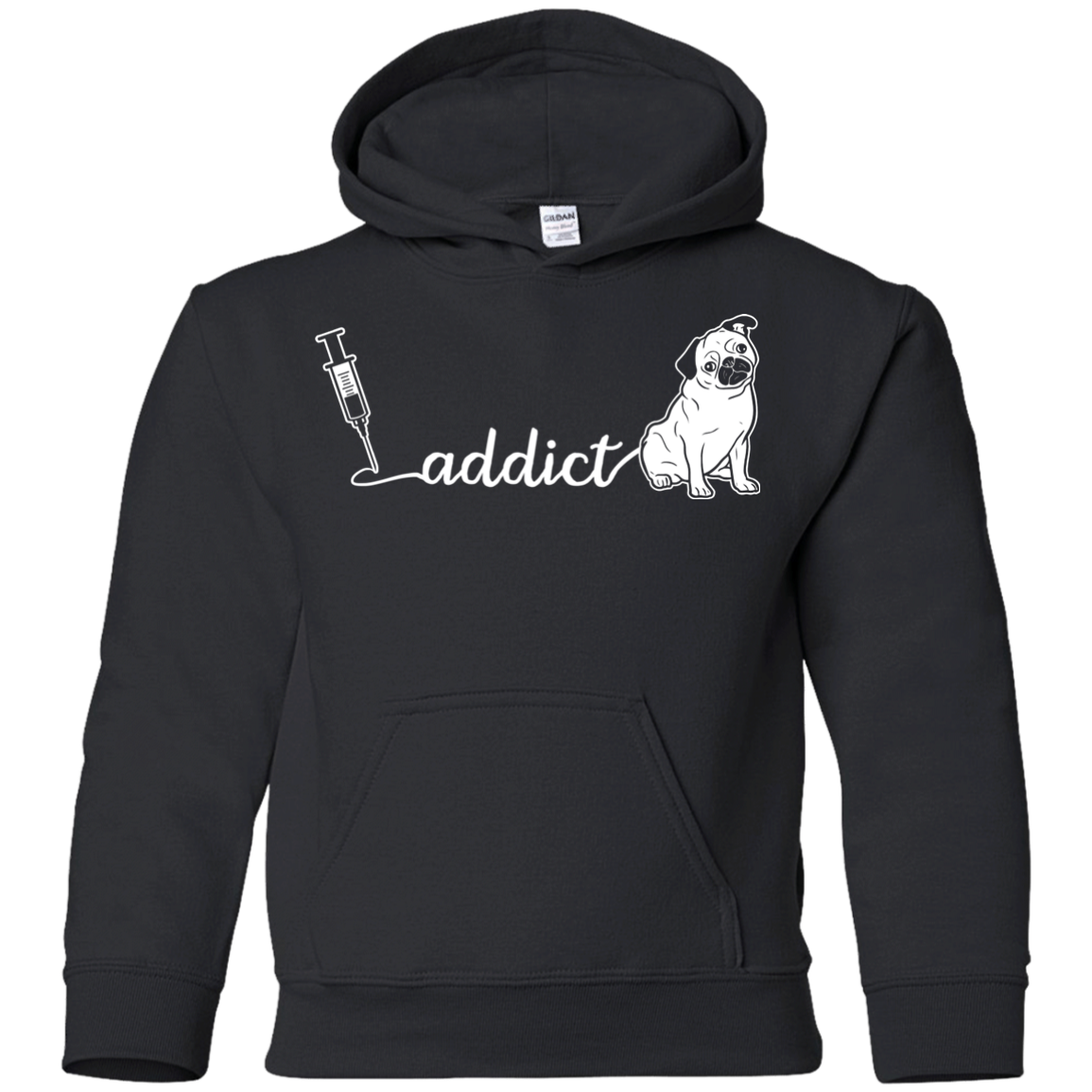Addict Pug T Shirts