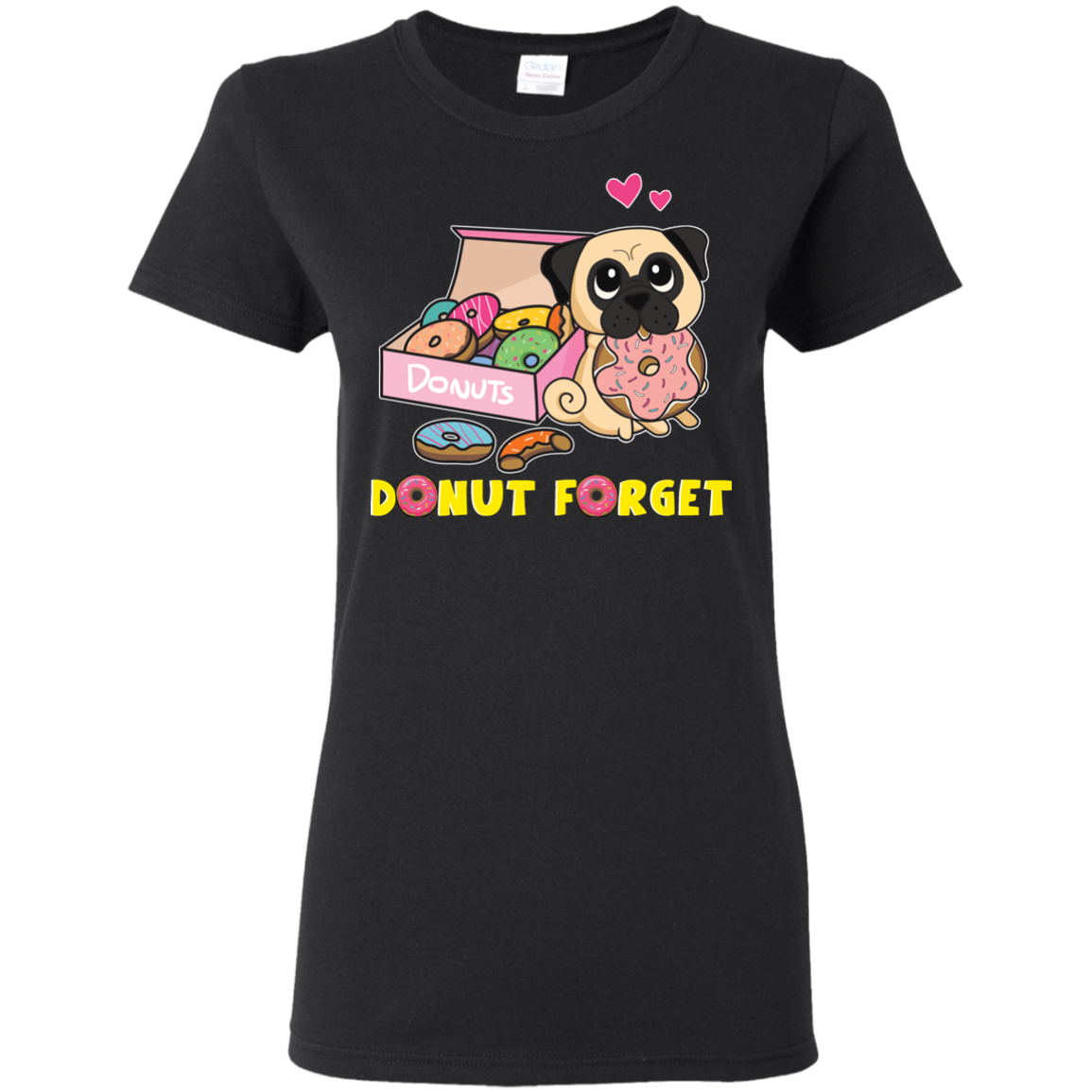 Donut Forget Pug T Shirts