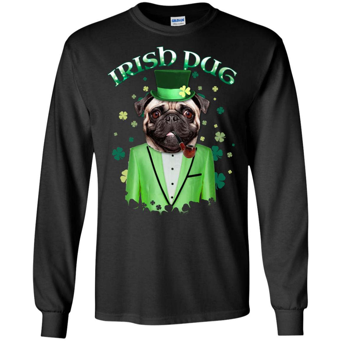 Nice Pug T Shirts - Irish Pug Ver 1, is a cool gift for your friends