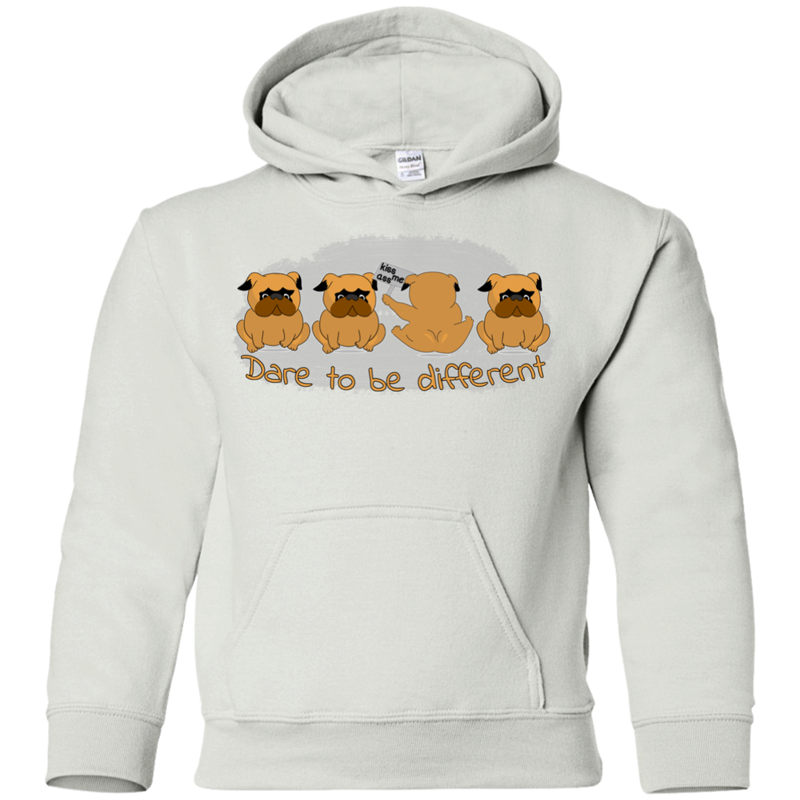Pug - Dare To Be Different T Shirts