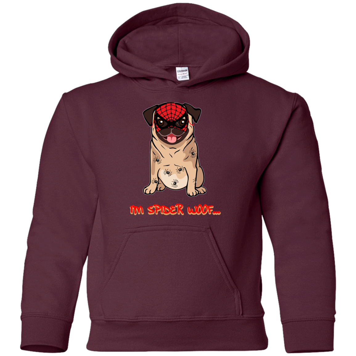 I'm Spider Woof Pug T Shirts