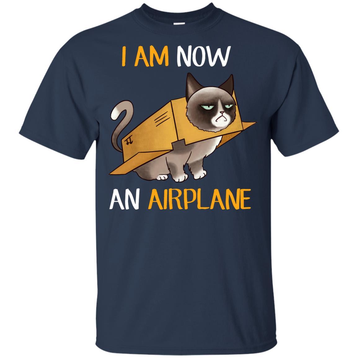 I Am Now An Airplane Cat T Shirts