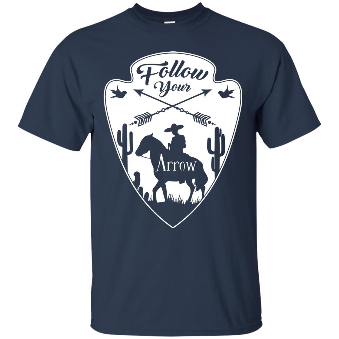 Nice Horse Tshirt Follow Your Arrow is a cool equestrian gift for friends