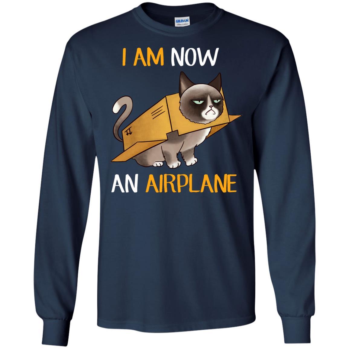 I Am Now An Airplane Cat T Shirts