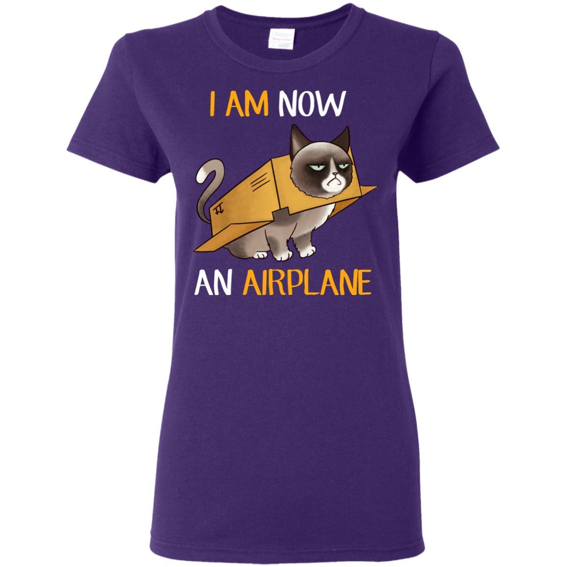I Am Now An Airplane Cat T Shirts