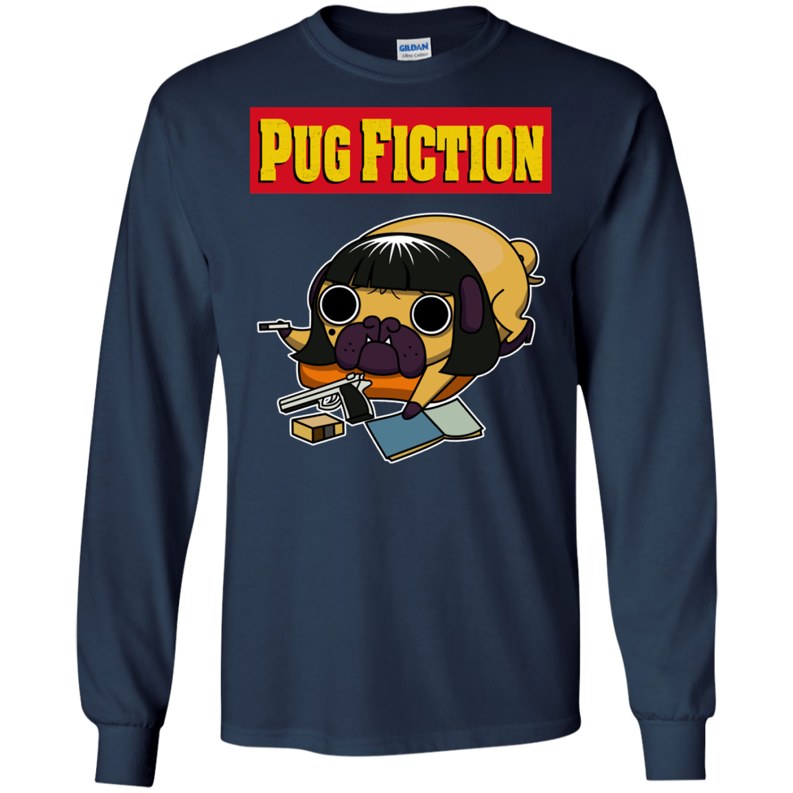 Pug Fiction Pug T Shirts