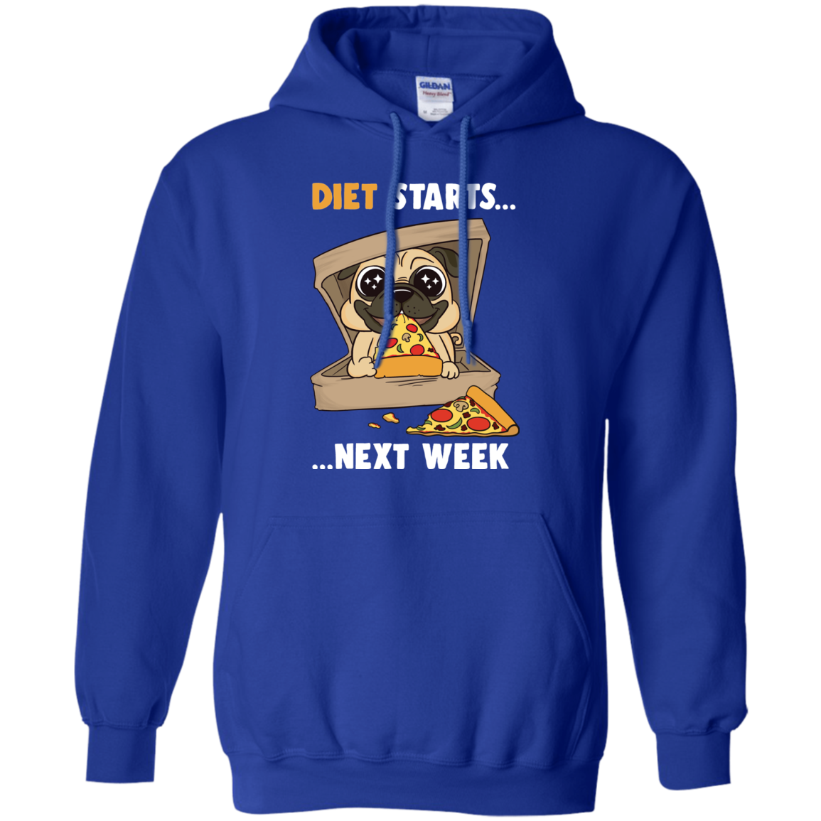 Diet Starts Next Week Pug T Shirts