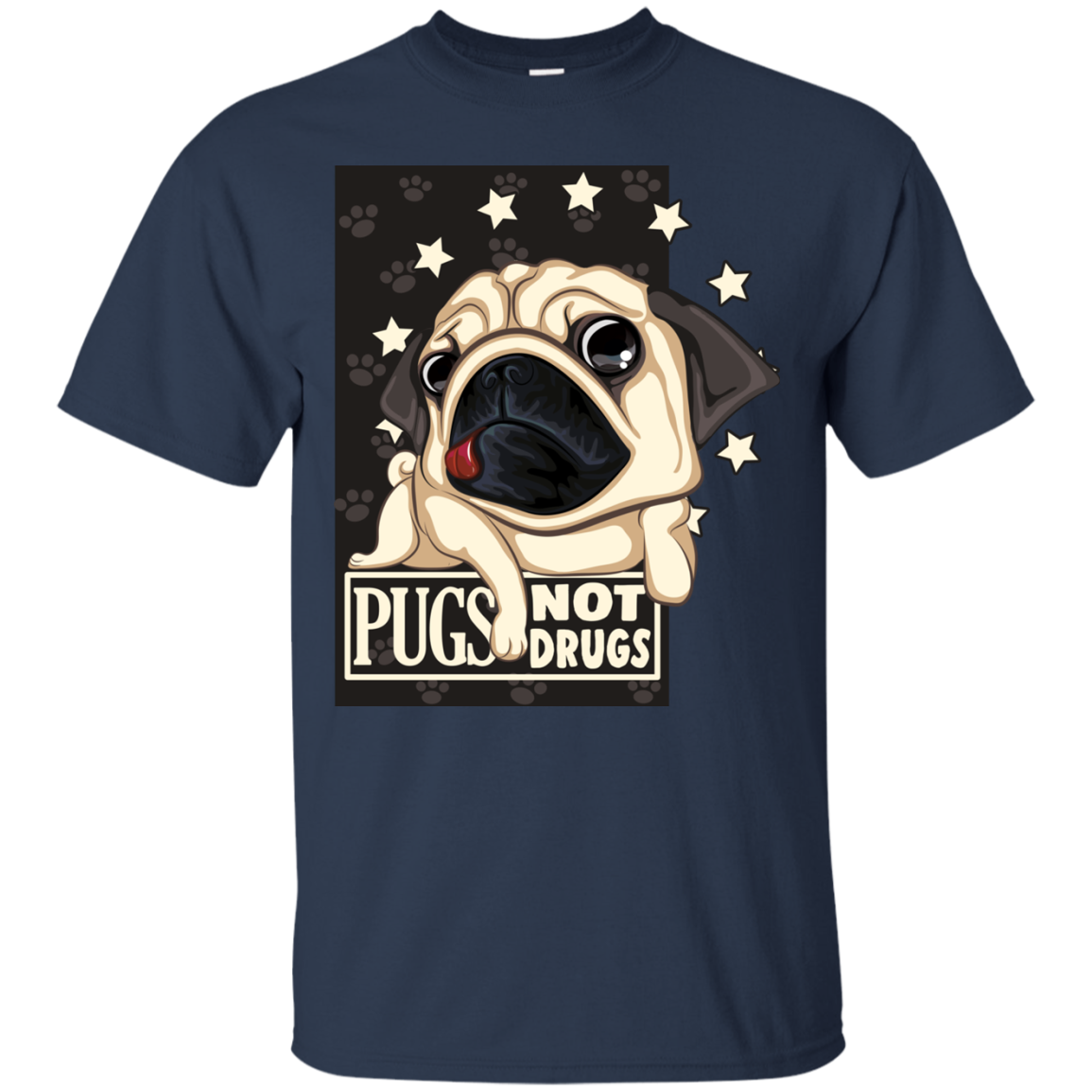 Pugs Not Drugs T Shirts