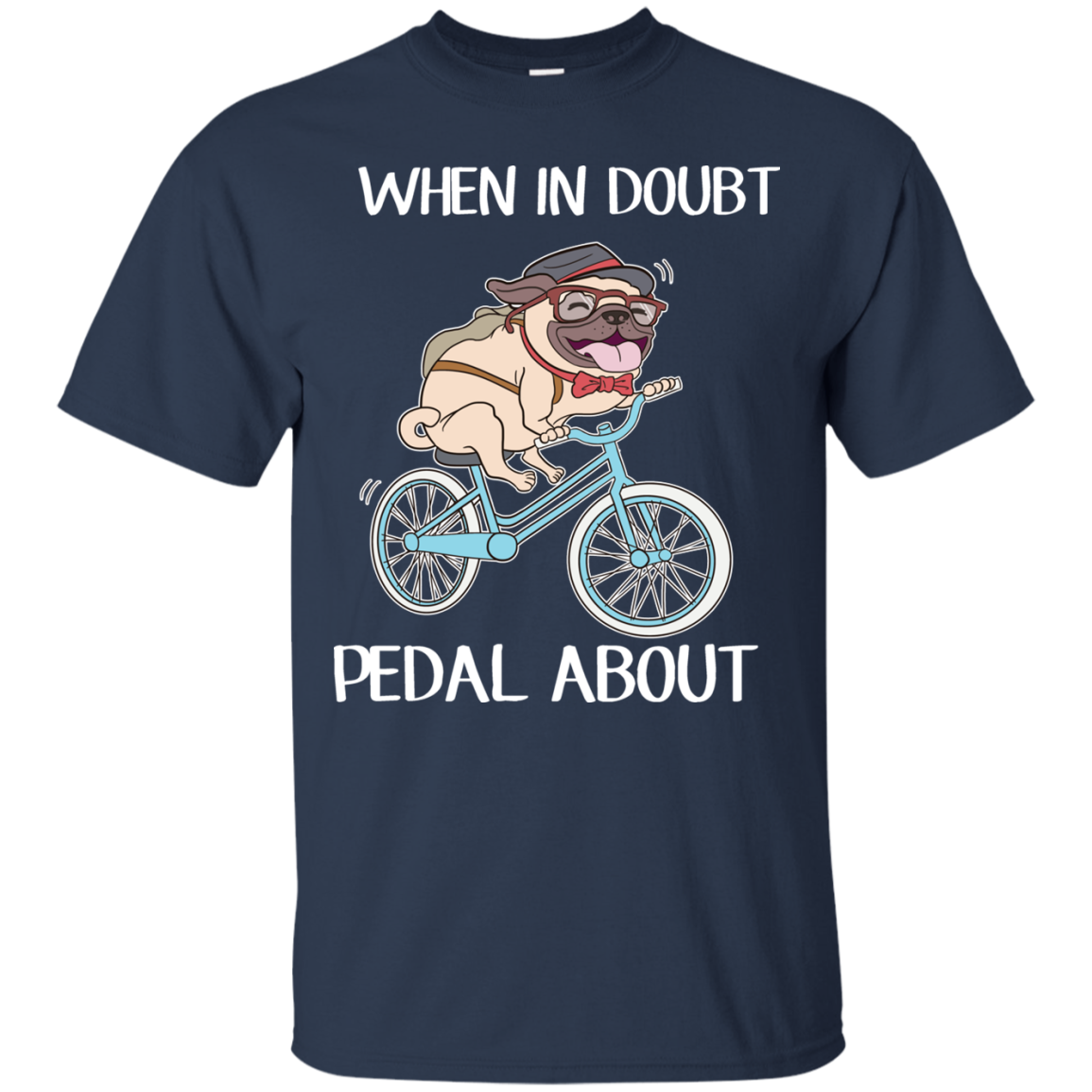 Pug Cycling T Shirts