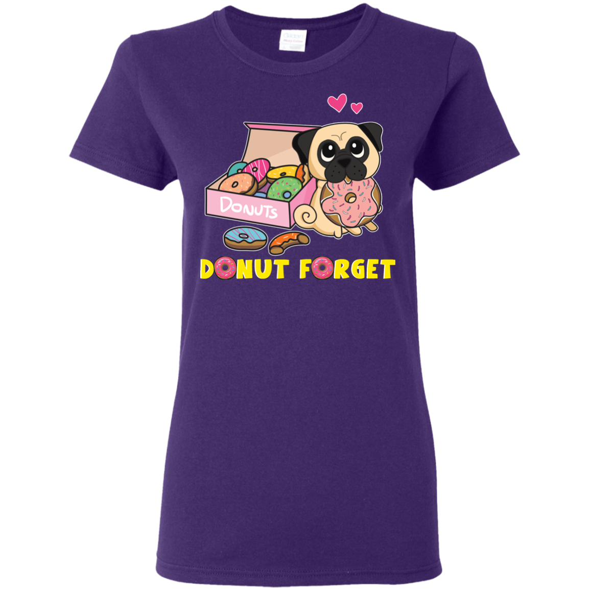 Donut Forget Pug T Shirts