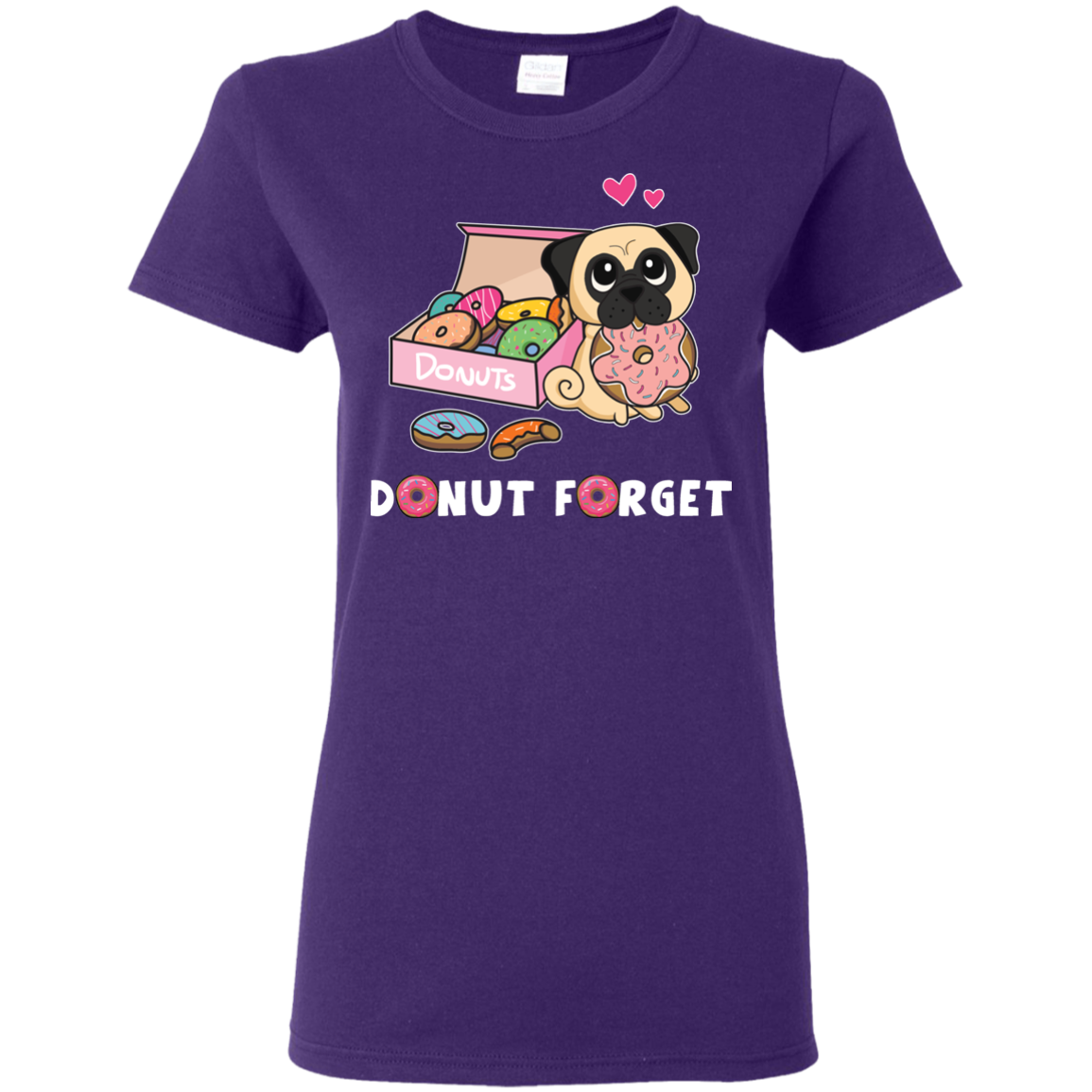 Donut Forget Pug T Shirts