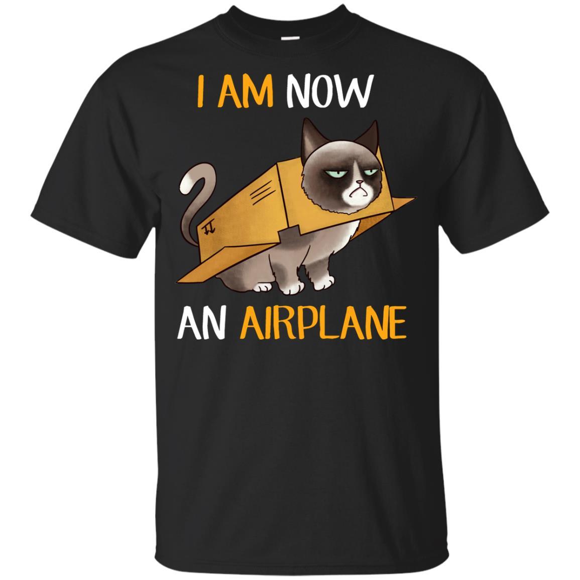 I Am Now An Airplane Cat T Shirts