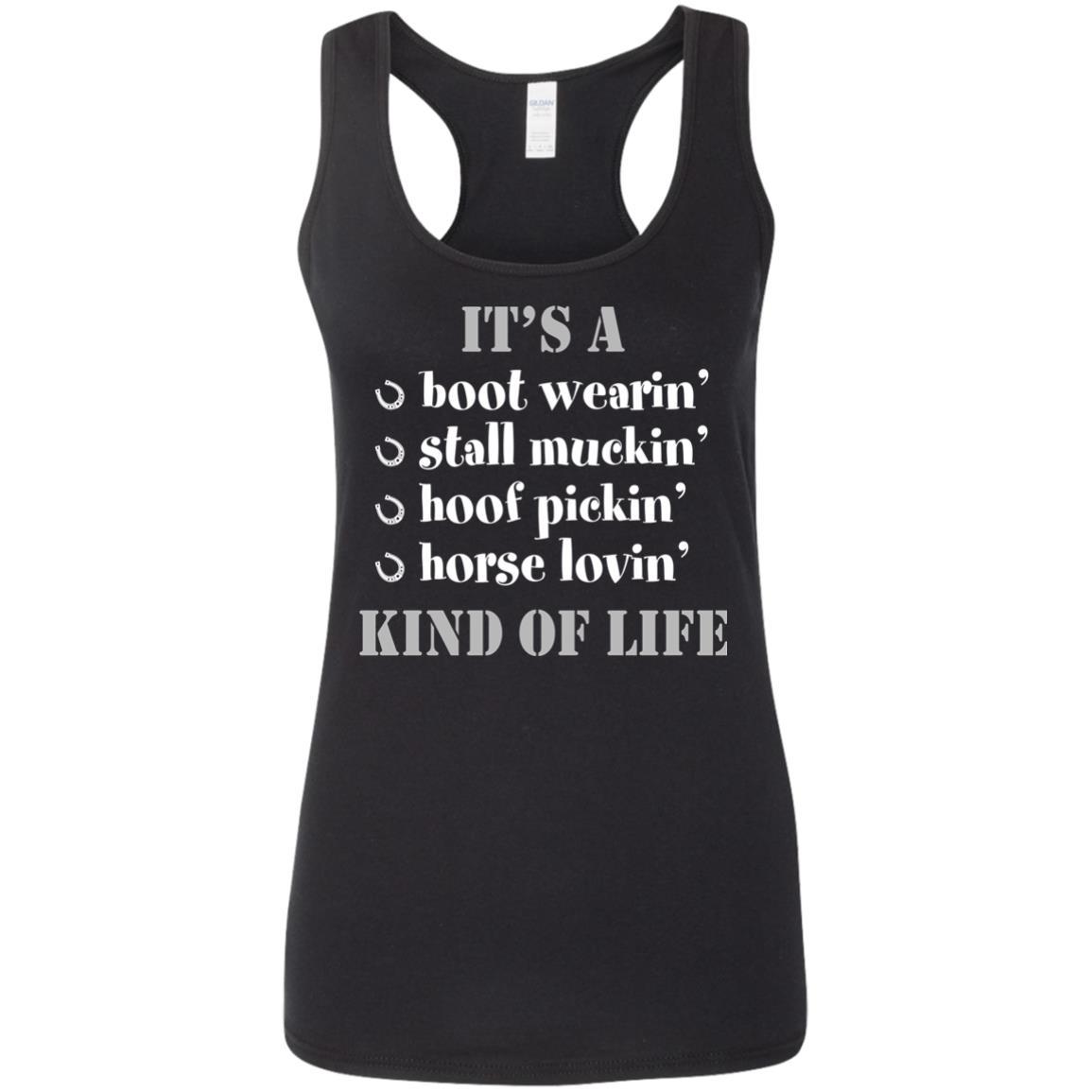 It's A Kind Of Life Horse Tshirt For Equestrian Lover Gift