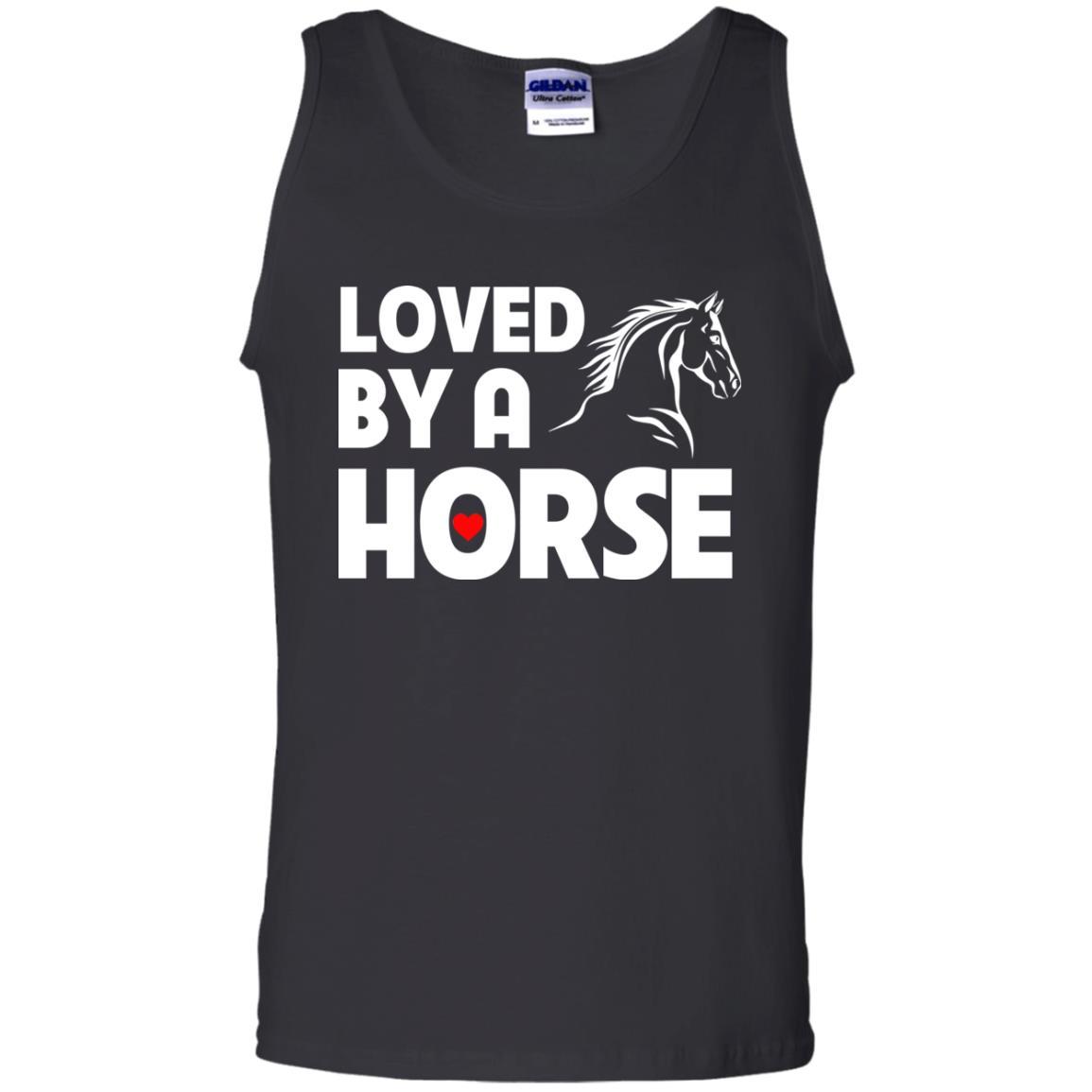Loved By A Horse Horse TShirt For Equestrian Gift Tee Shirt