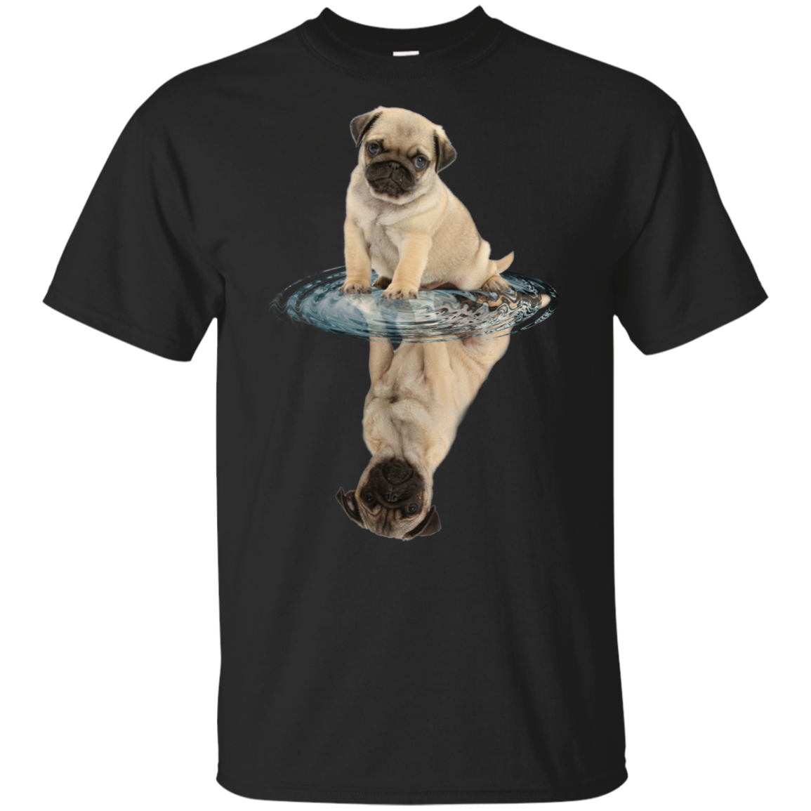 Pug Dream Reflect Water T Shirts