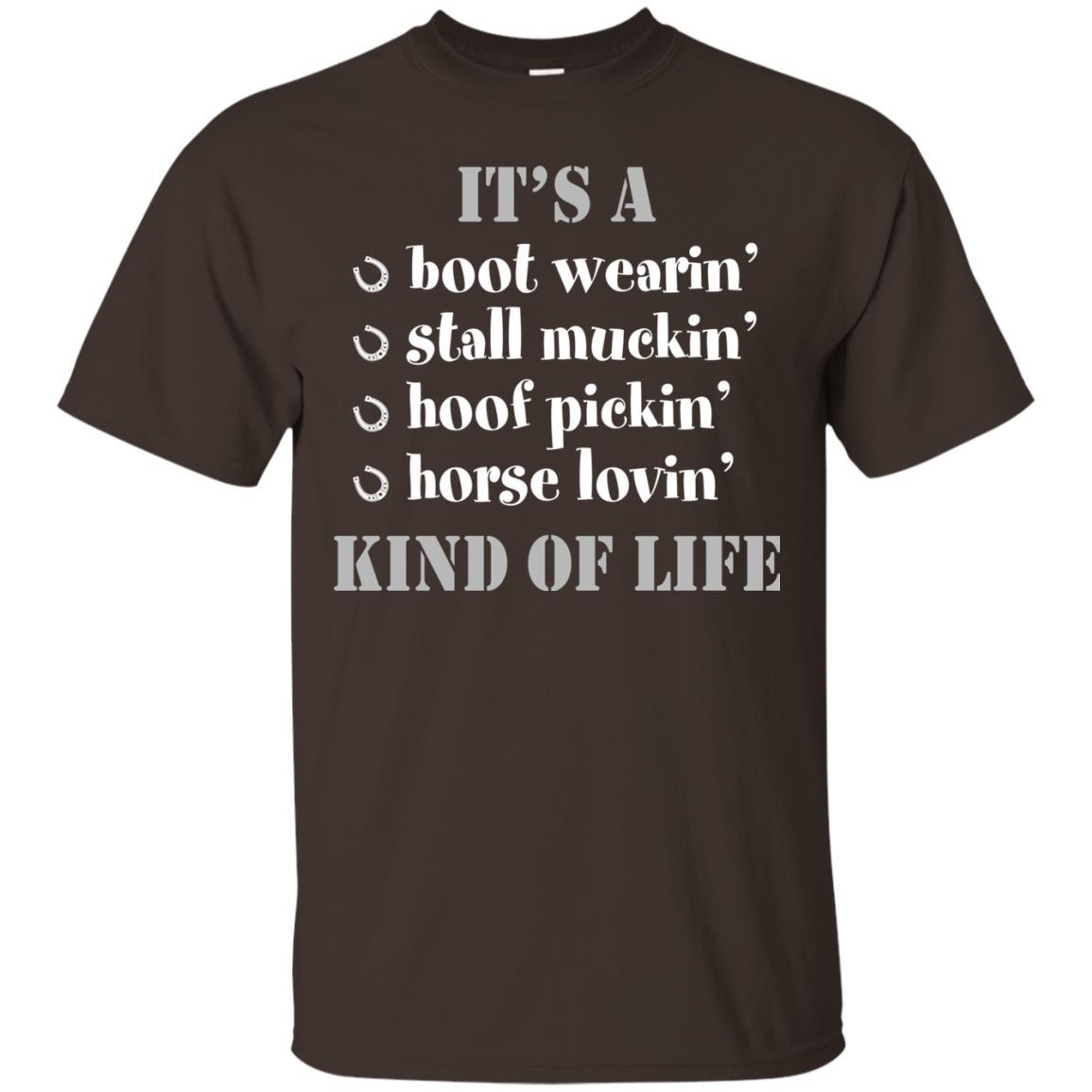 It's A Kind Of Life Horse Tshirt For Equestrian Lover Gift