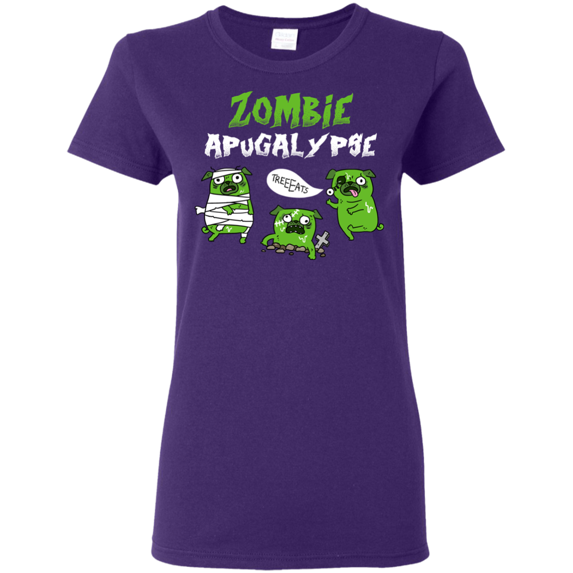 Nice Pug T Shirts - Zombies Apugalypse, is a cool gift for your friend